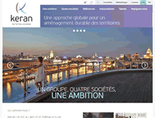 Tablet Screenshot of groupe-keran.com